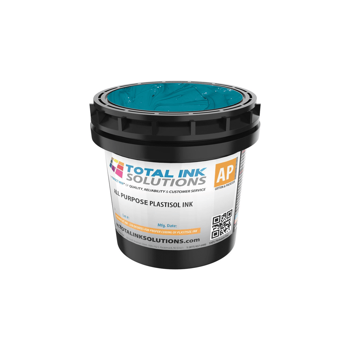 All Purpose Plastisol Ink – Colors – Quart – For Cotton, Polyester & Blends