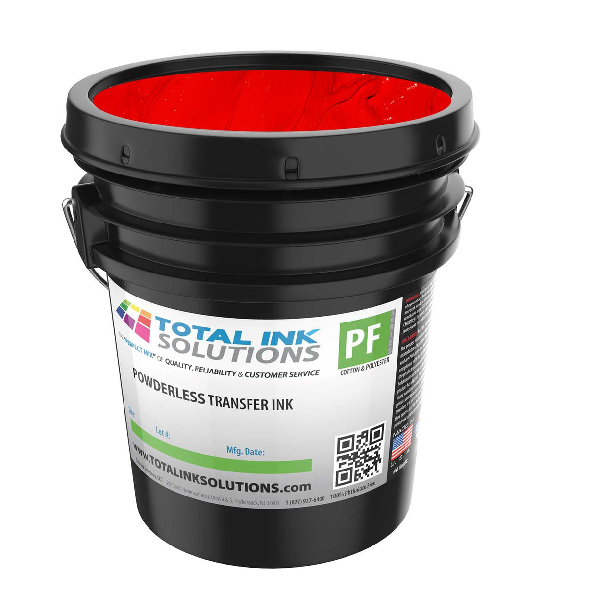Powderless Plastisol Transfer Ink – Gallon – For Cotton, Polyester & Blends