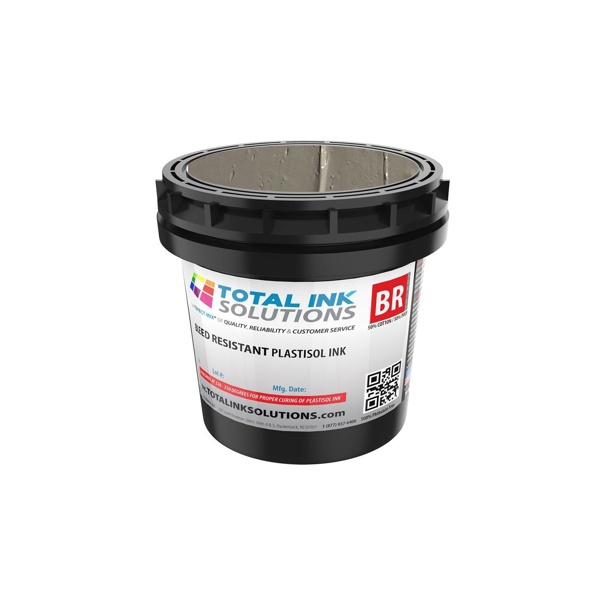 Bleed Resistant Plastisol Ink – Pint – For 50/50 Cotton/Poly Blends