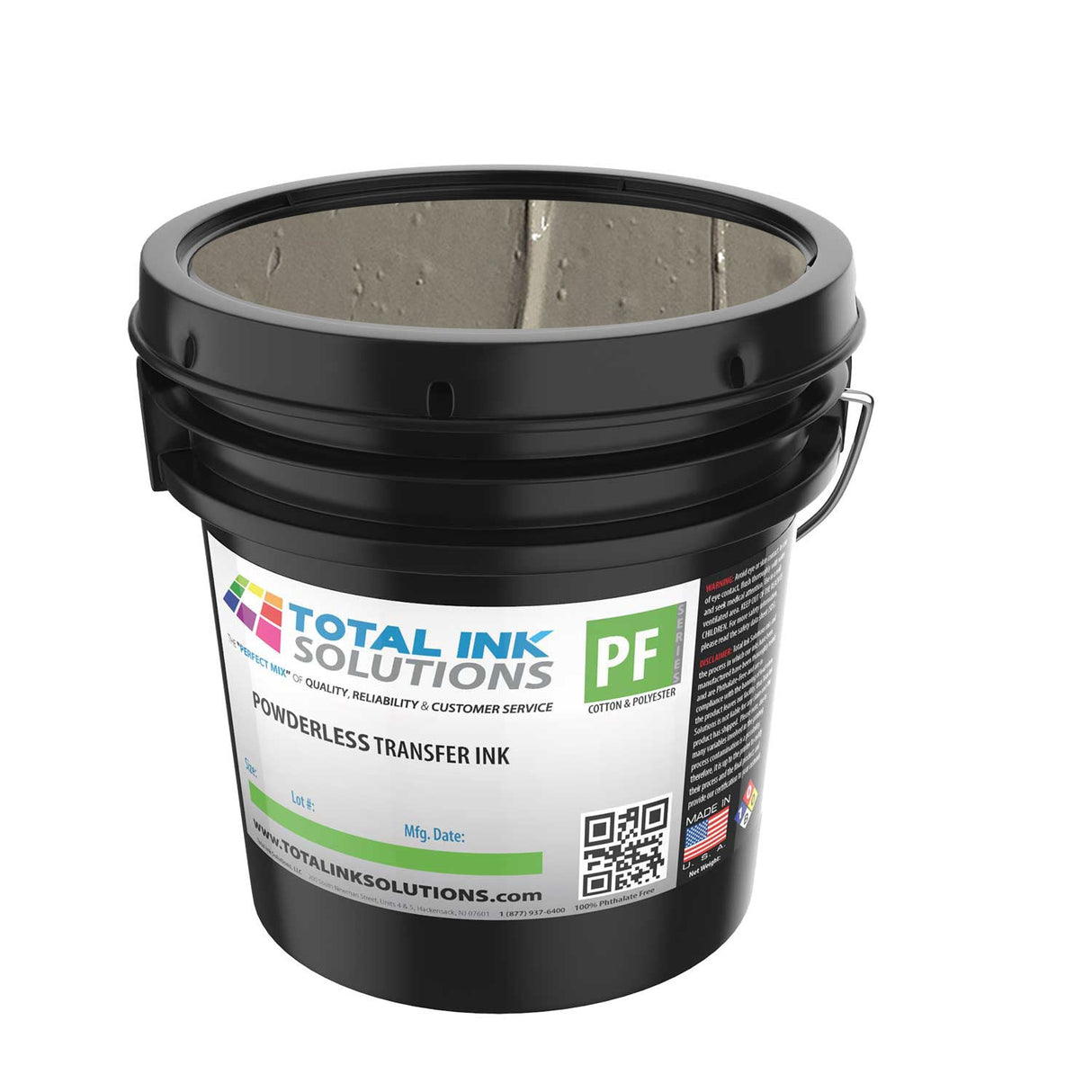 Powderless Plastisol Transfer Ink – Quart – Transfers on Cotton, Polyester