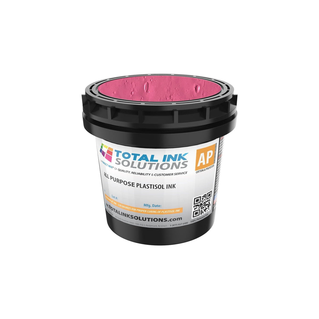 All Purpose Plastisol Ink – Colors – Quart – For Cotton, Polyester & Blends