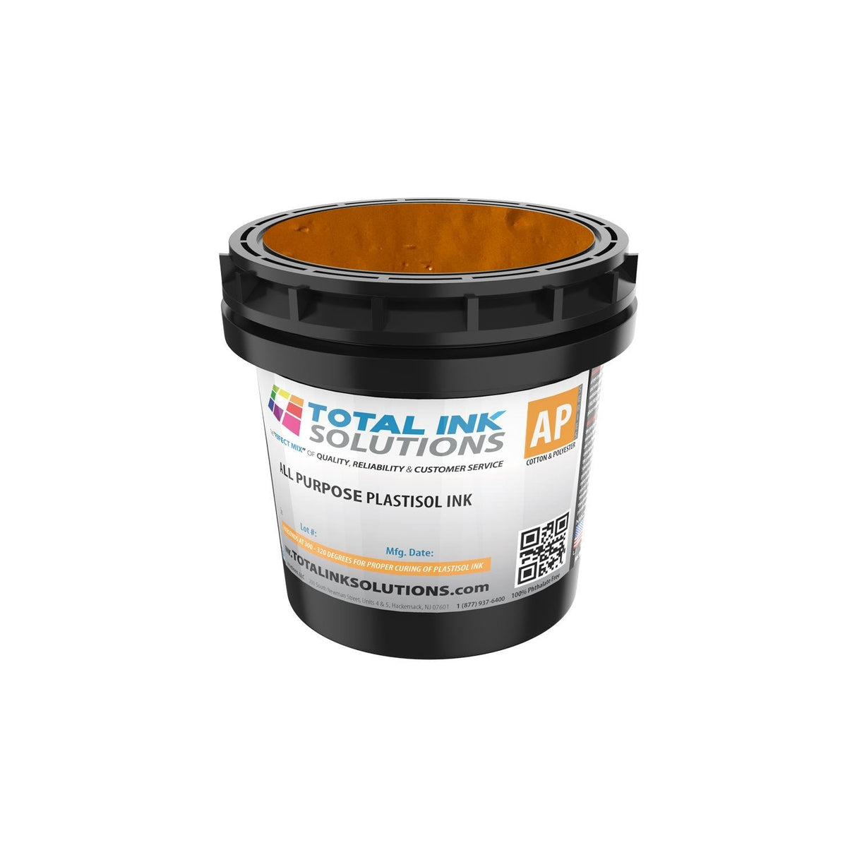 All Purpose Plastisol Ink – Colors – Quart – For Cotton, Polyester & Blends