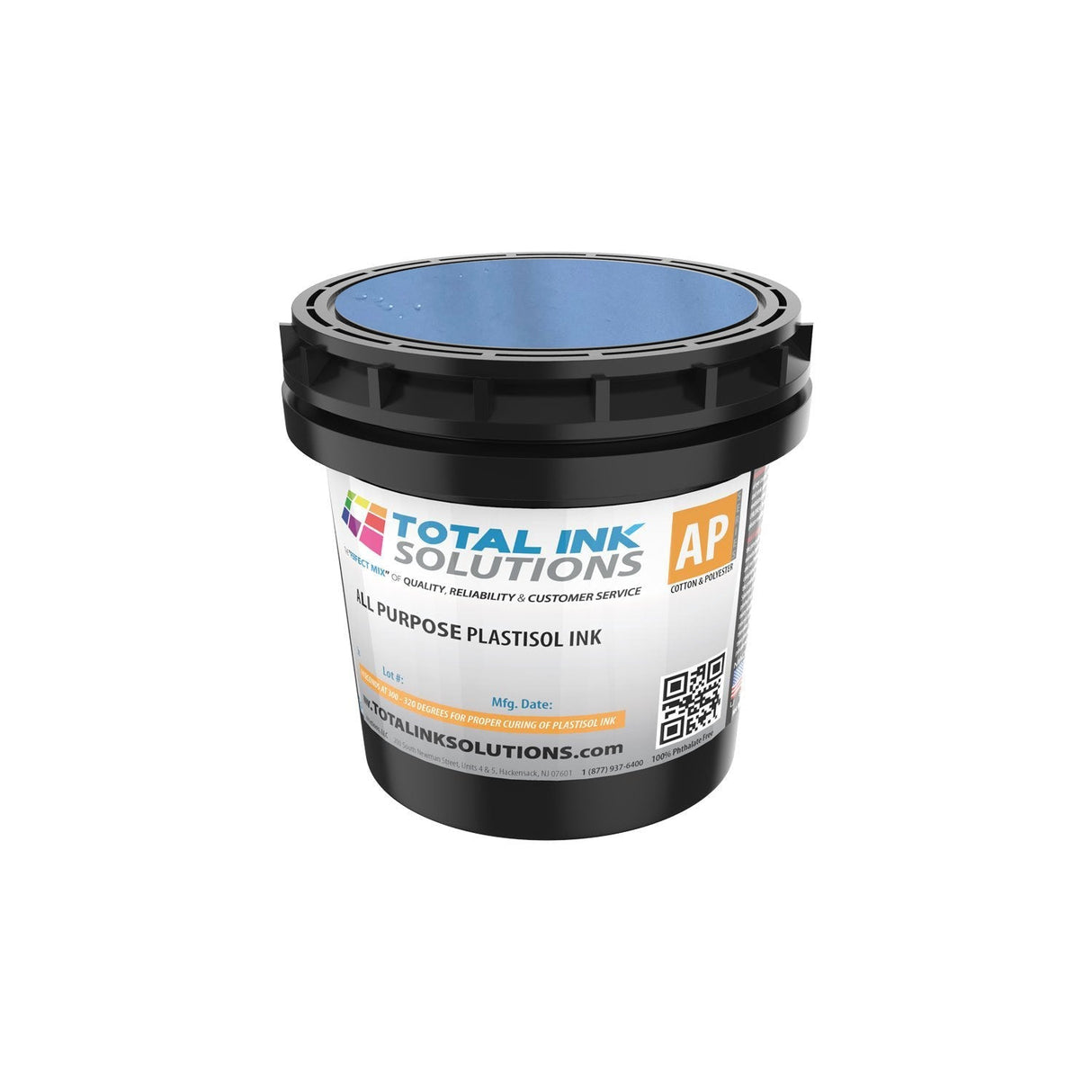 All Purpose Plastisol Ink – Colors – Quart – For Cotton, Polyester & Blends