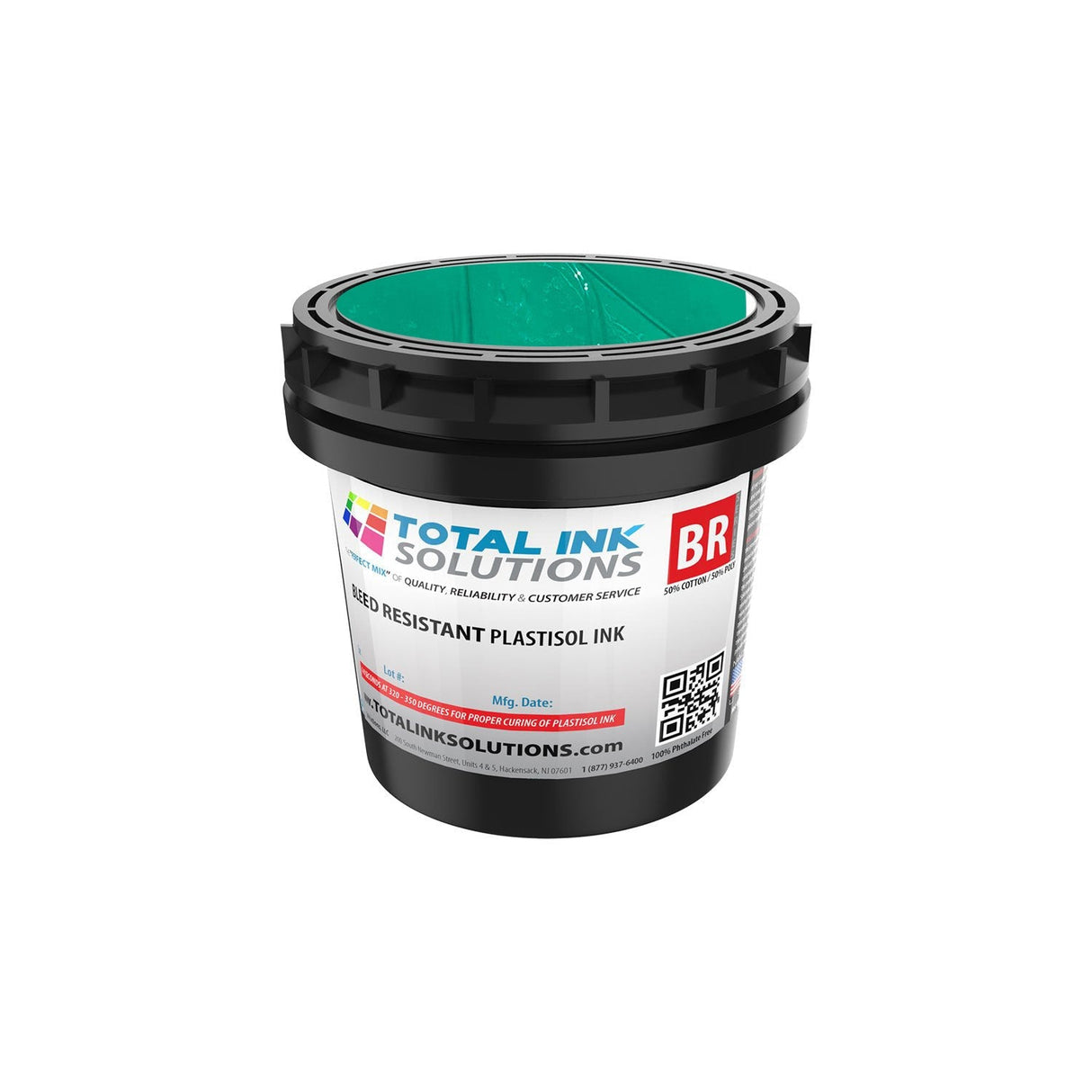 Bleed Resistant Plastisol Ink – Quart – For 50/50 Cotton/Poly Blends