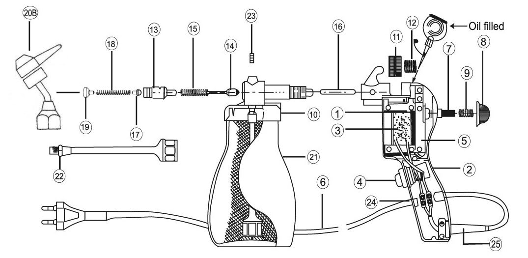 Spot Cleaning 170 Textile Cleaning Gun – High-Power Fabric Stain Remover