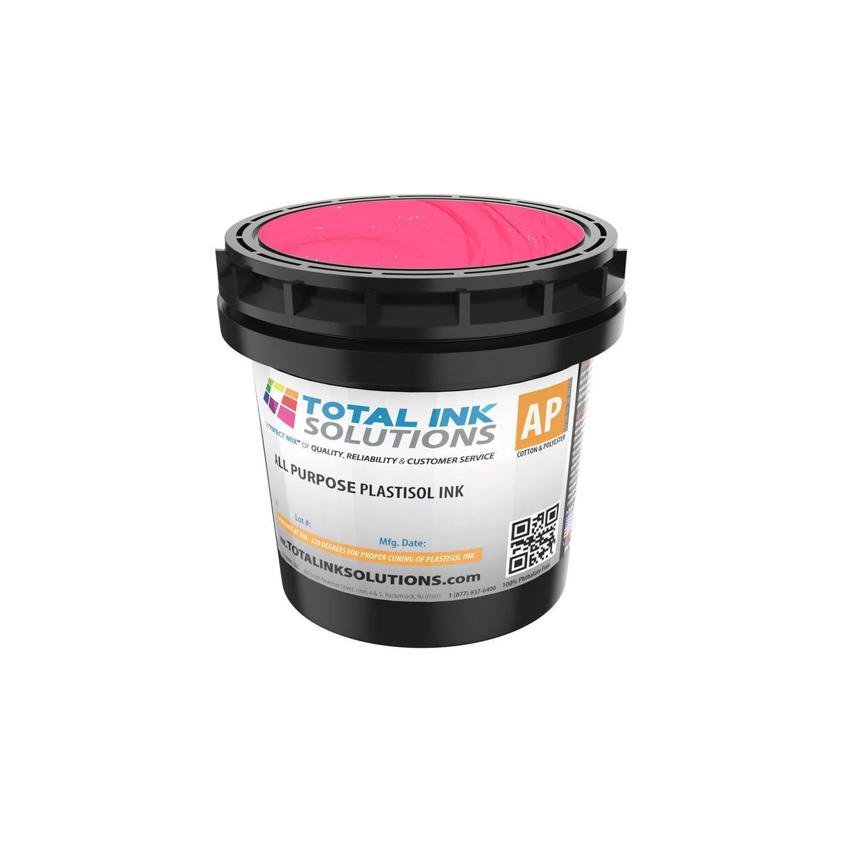 All Purpose Plastisol Ink – Colors – Quart – For Cotton, Polyester & Blends