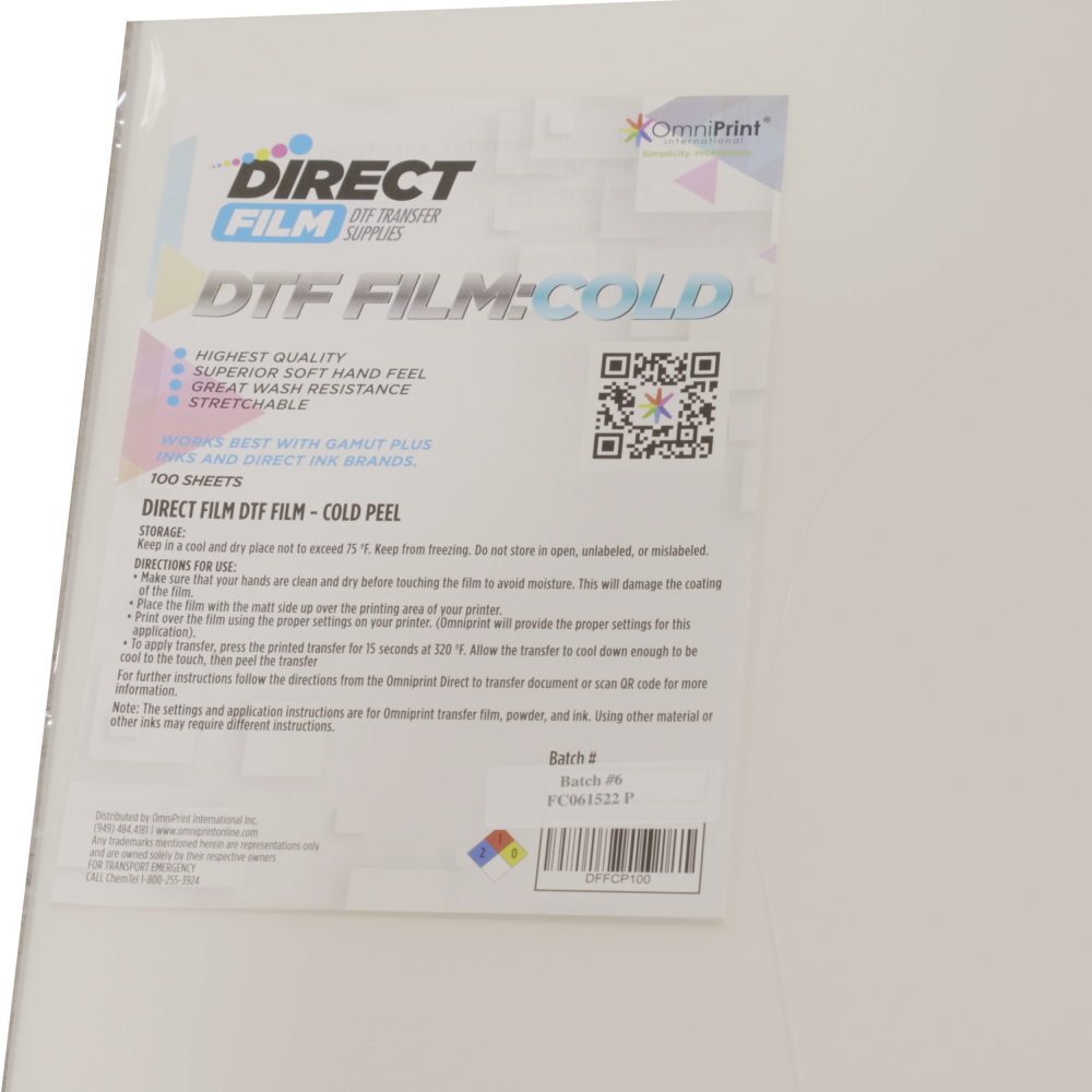 DTF Film - Cold Peel Case 13x19