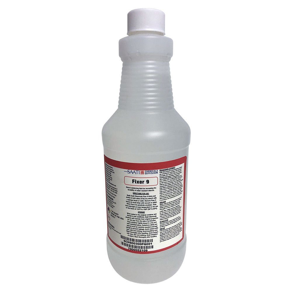 Saati Fixer 9 – Stencil Hardener & Water Resistance Enhancer