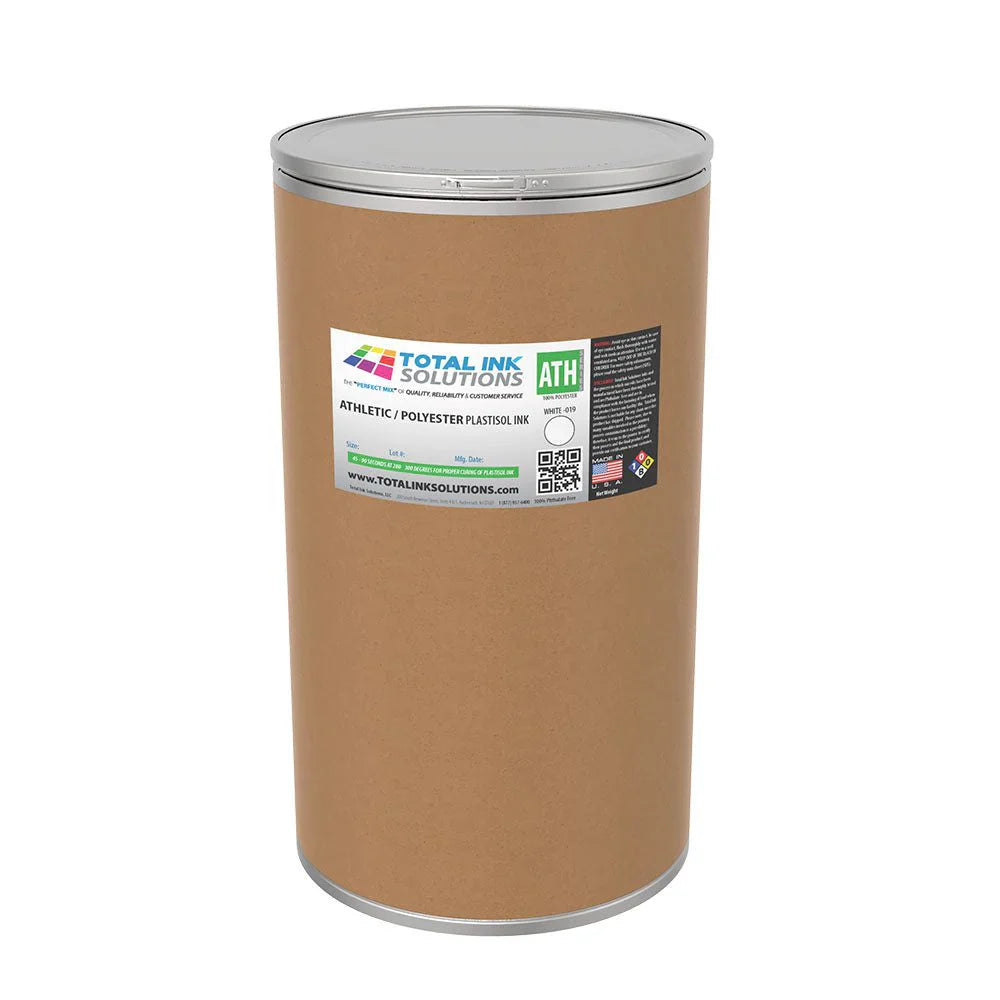 Athletic White Polyester Plastisol Ink - 100% Polyesters