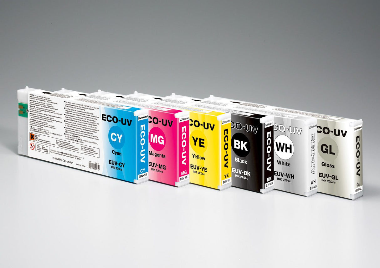 Roland ECO-UV - EUV 220cc - Series Ink Cartridge
