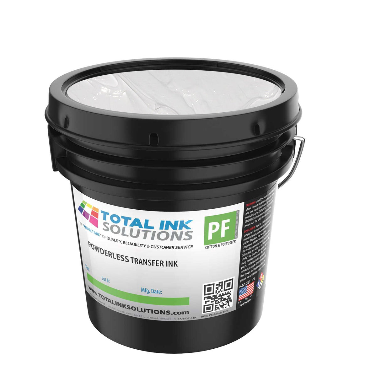 Powderless Plastisol Transfer Ink – Quart – Transfers on Cotton, Polyester