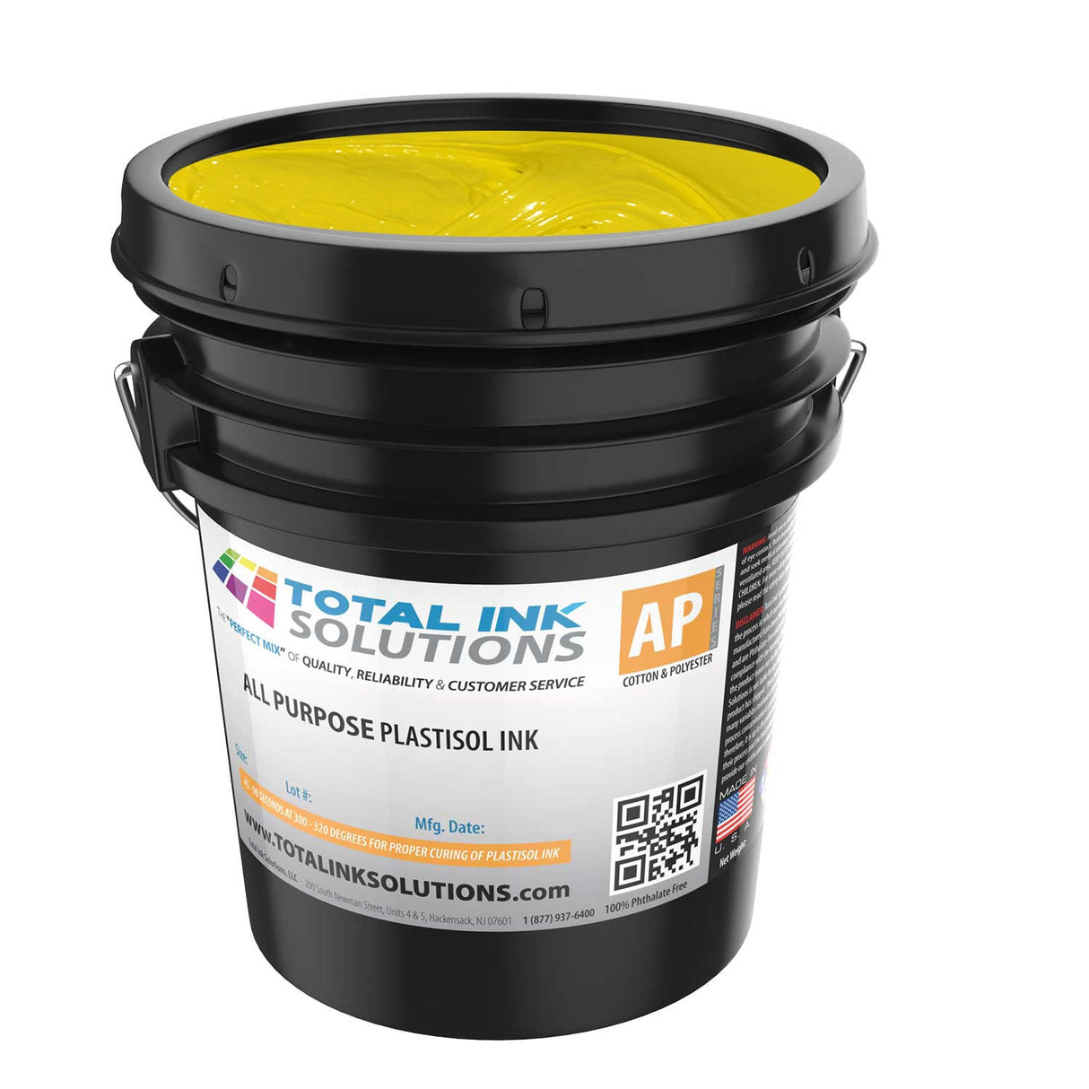 All Purpose Plastisol Ink – Colors – Gallon – For Cotton, Polyester & Blends