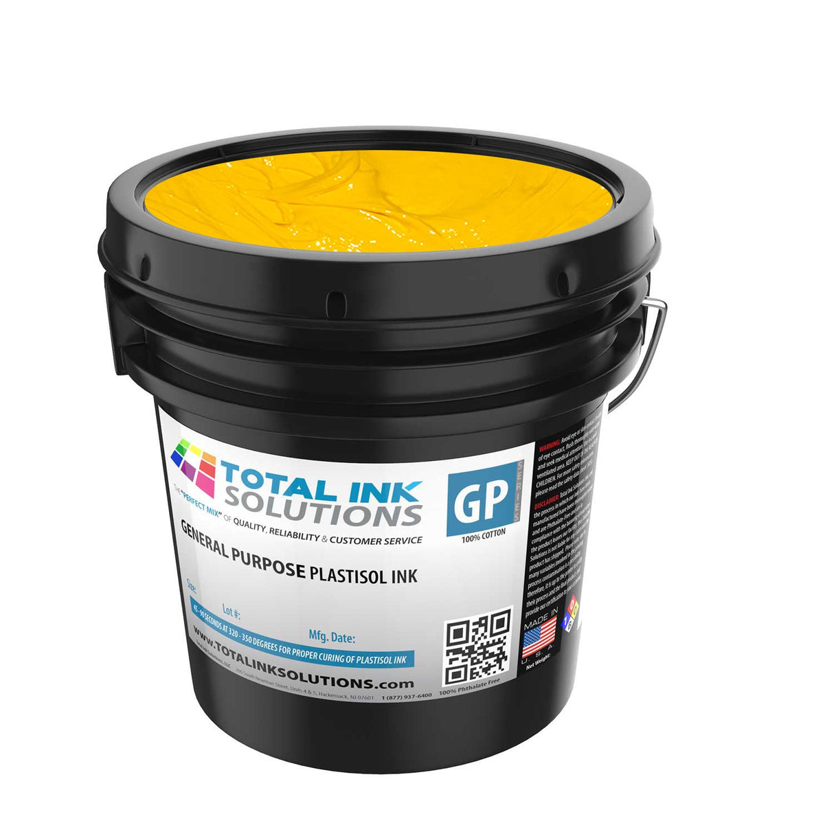 General Purpose Plastisol Ink Colors – Gallon - 100% Cotton