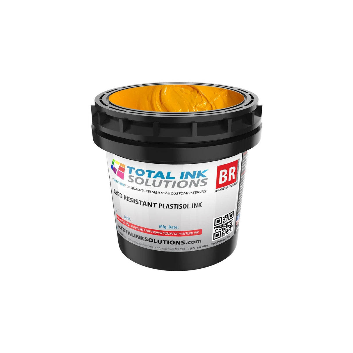 Bleed Resistant Plastisol Ink – Gallon – For 50/50 Cotton/Poly Blends