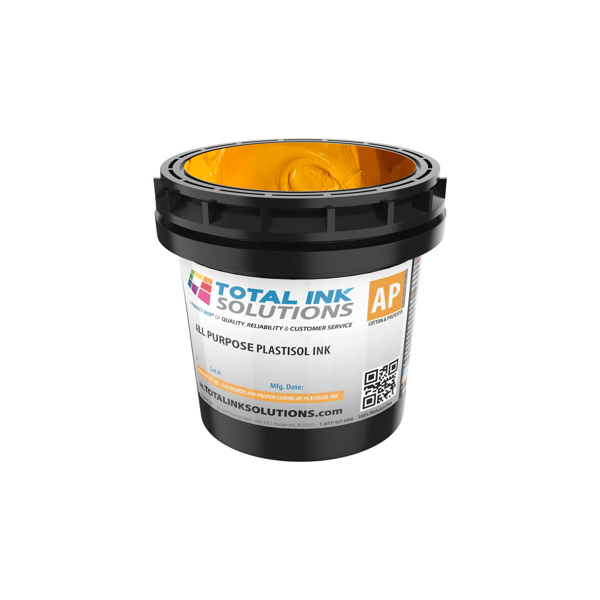 All Purpose Plastisol Ink – Colors – Quart – For Cotton, Polyester & Blends