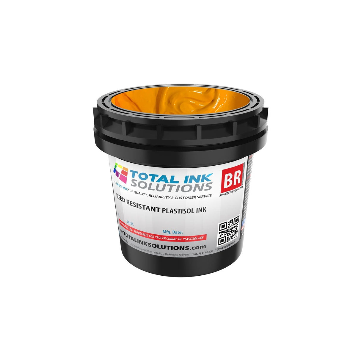 Bleed Resistant Plastisol Ink – Quart – For 50/50 Cotton/Poly Blends