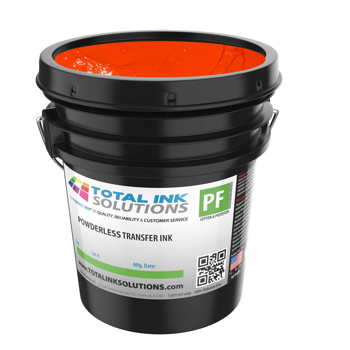 Powderless Plastisol Transfer Ink – Quart – Transfers on Cotton, Polyester