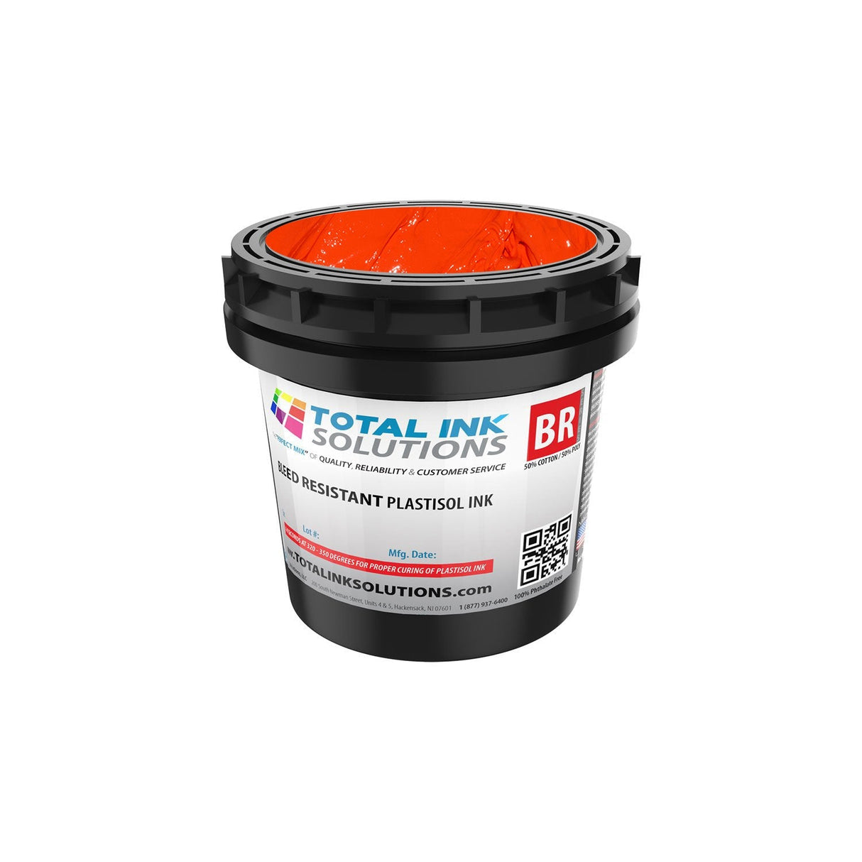 Bleed Resistant Plastisol Ink – 5 Gallon – For 50/50 Cotton/Poly Blends