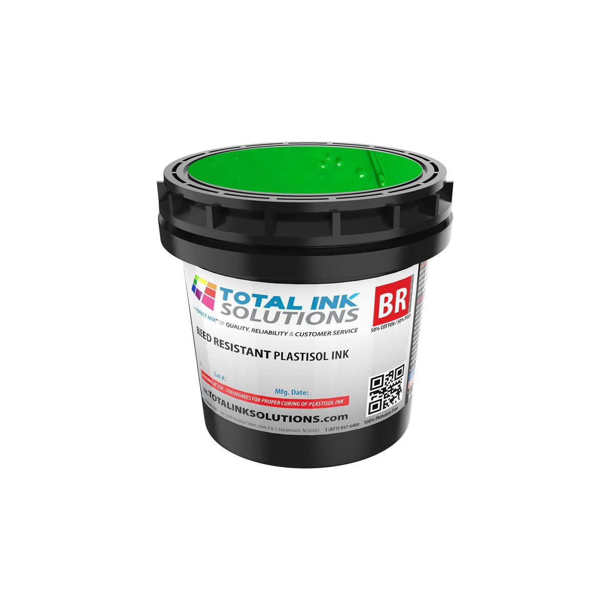 Bleed Resistant Plastisol Ink – Quart – For 50/50 Cotton/Poly Blends