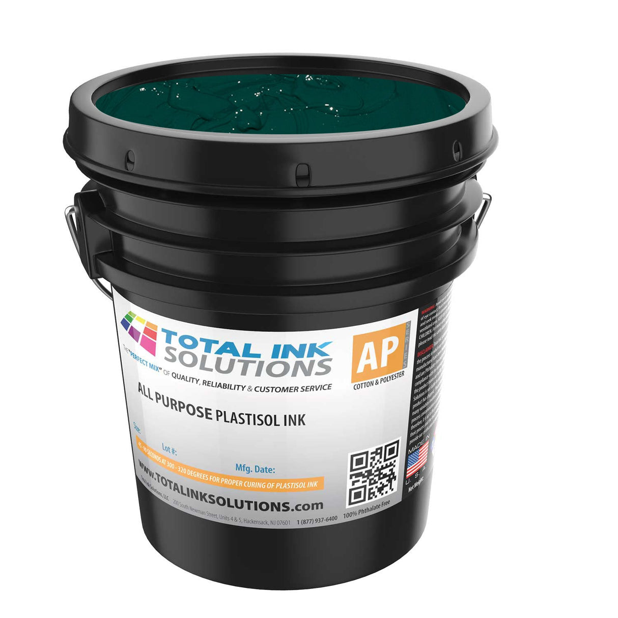 All Purpose Bleed Resistant Plastisol Ink – Pint – For Cotton & Poly Blends