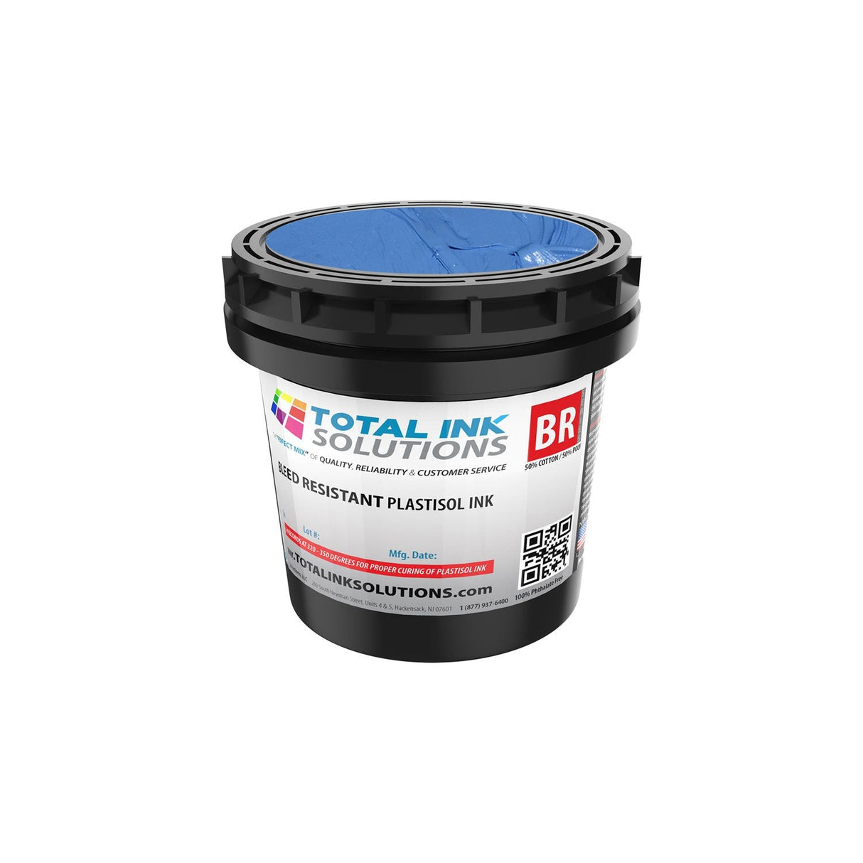 Bleed Resistant Plastisol Ink – Quart – For 50/50 Cotton/Poly Blends