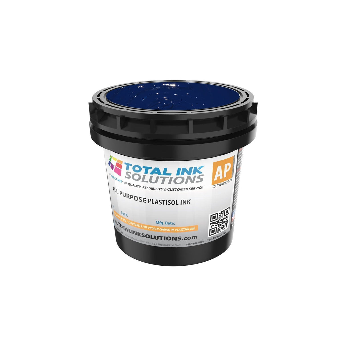 All Purpose Plastisol Ink – Colors – Quart – For Cotton, Polyester & Blends