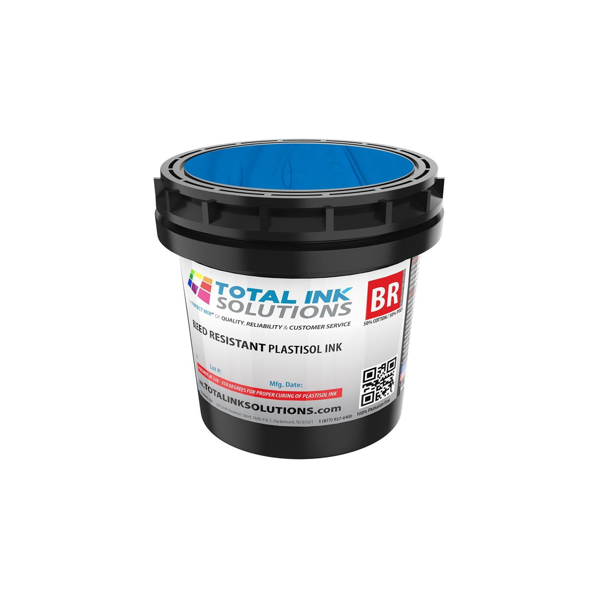 Bleed Resistant Plastisol Ink – Pint – For 50/50 Cotton/Poly Blends