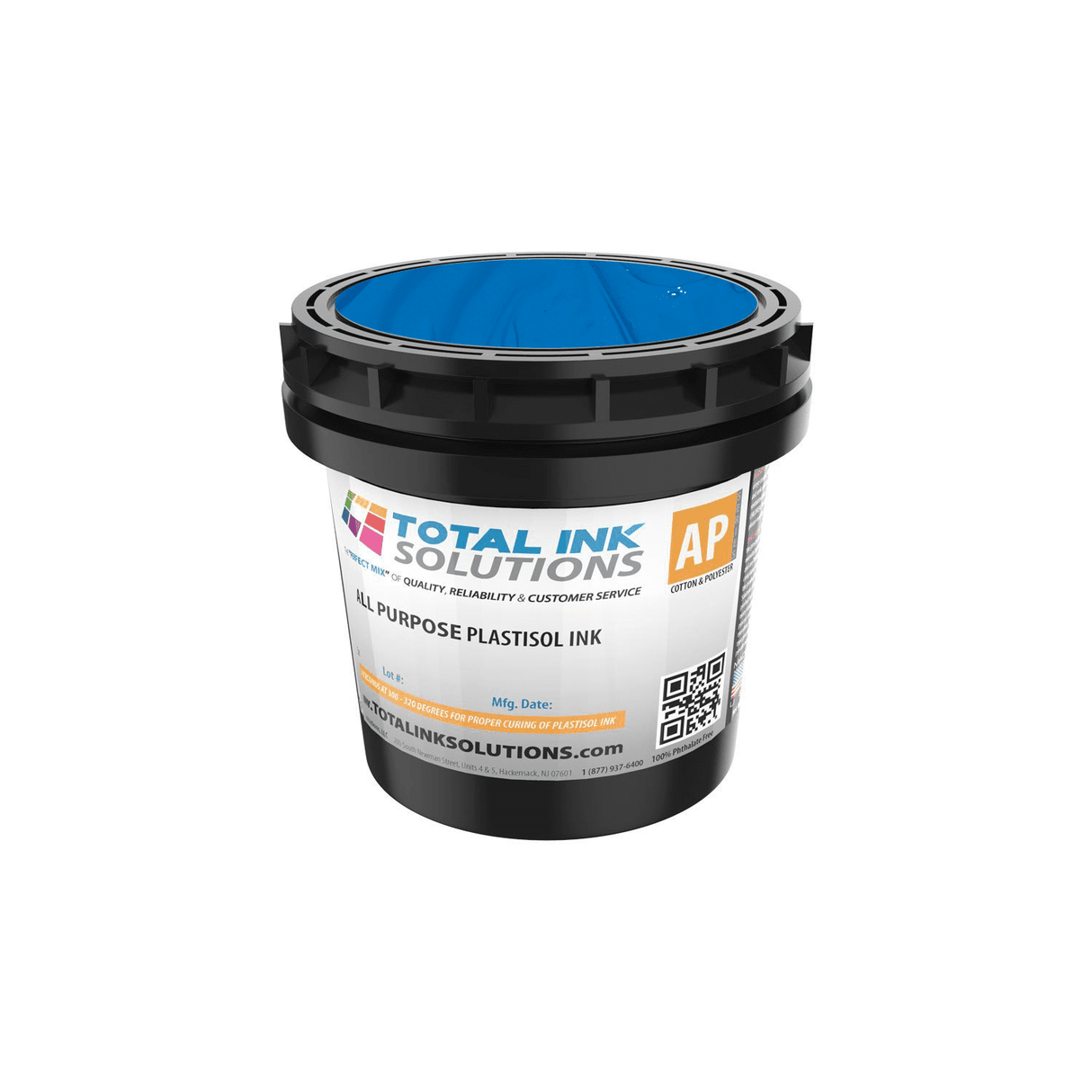 All Purpose Plastisol Ink – Colors – Quart – For Cotton, Polyester & Blends