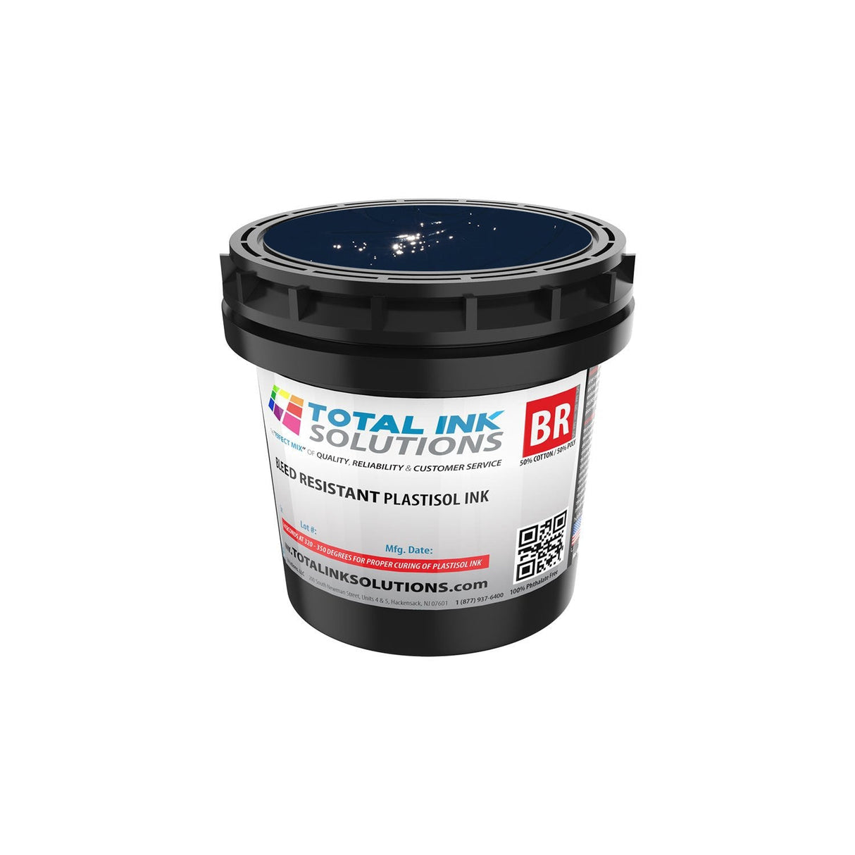 Bleed Resistant Plastisol Ink – Pint – For 50/50 Cotton/Poly Blends