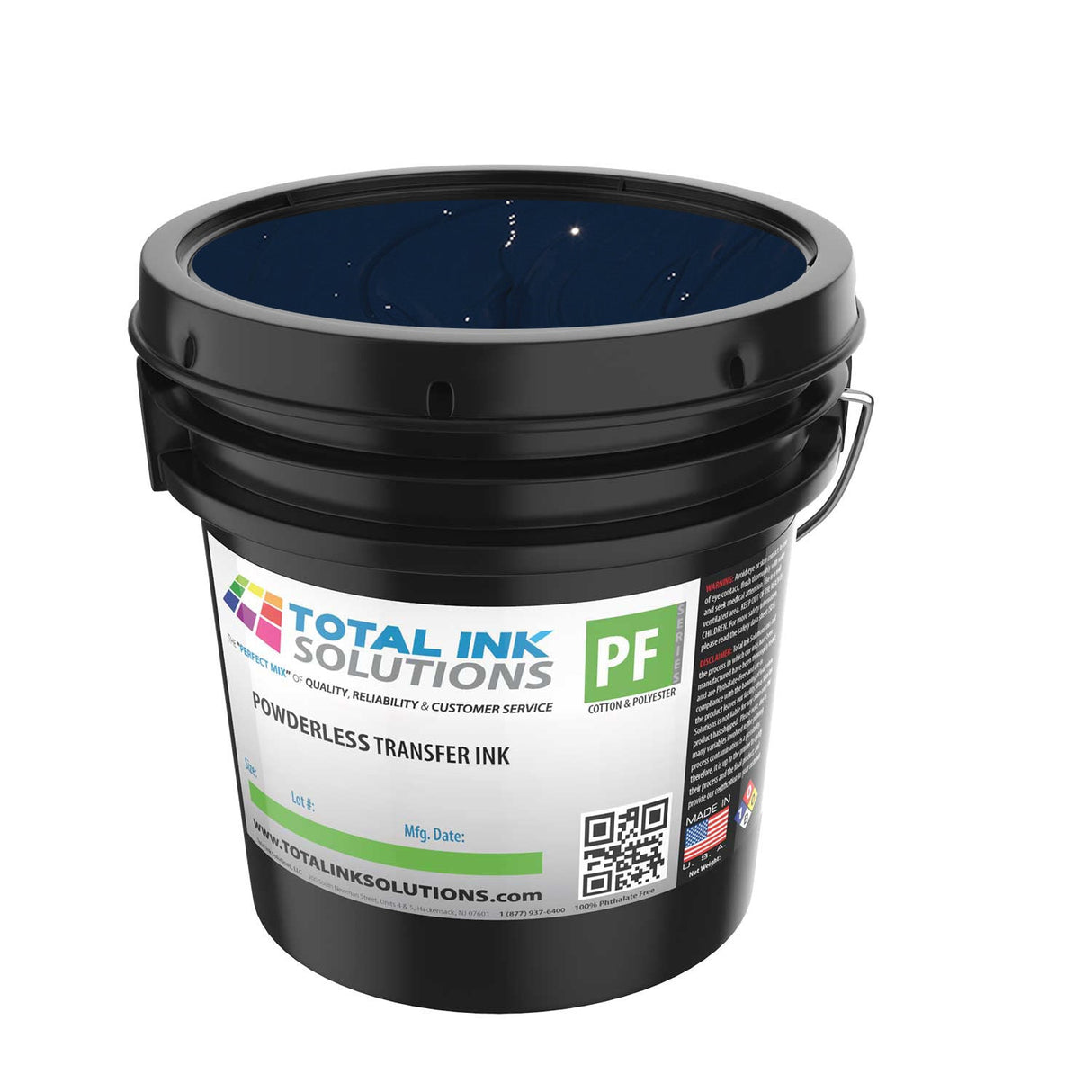 Powderless Plastisol Transfer Ink – Quart – Transfers on Cotton, Polyester
