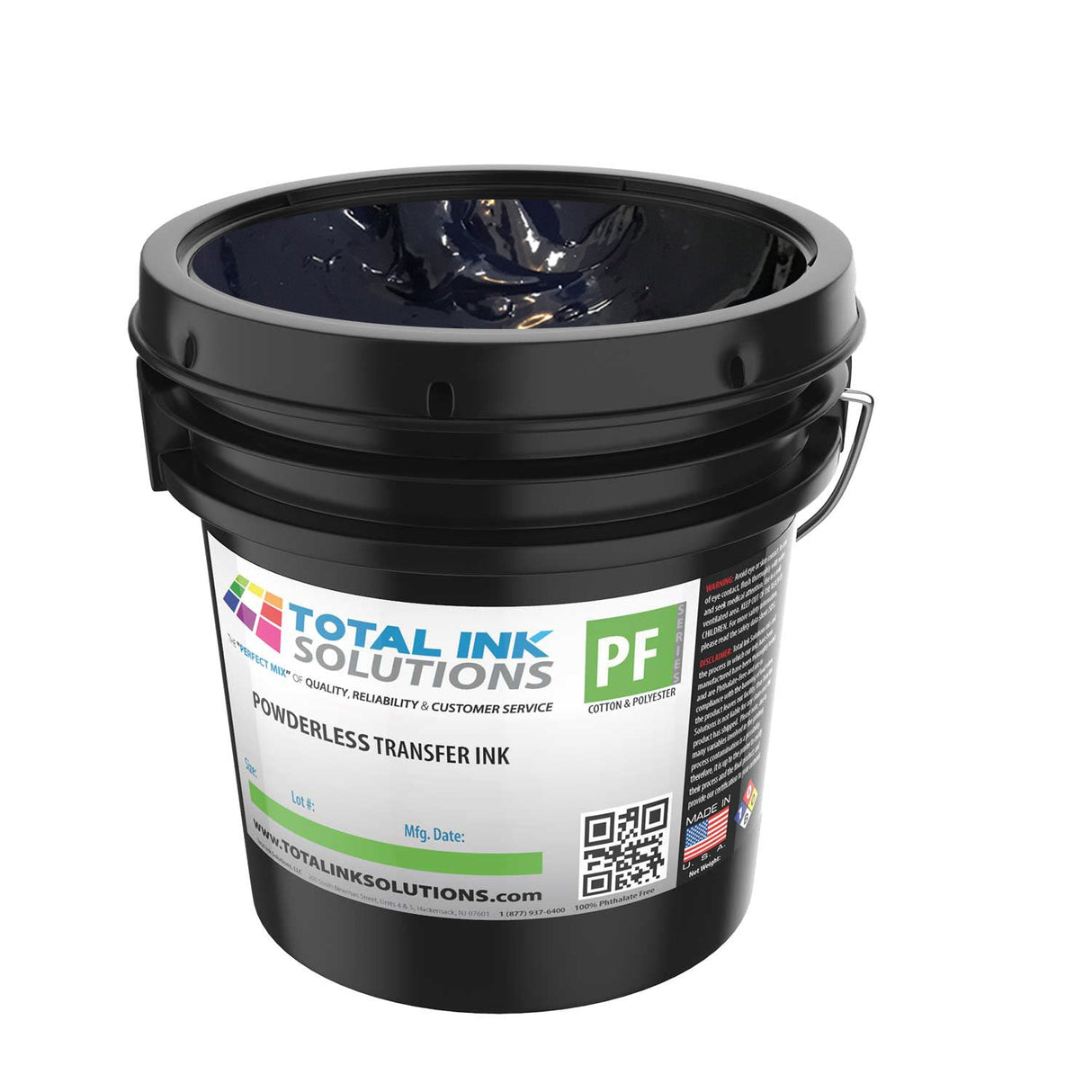 Powderless Plastisol Transfer Ink – Quart – Transfers on Cotton, Polyester