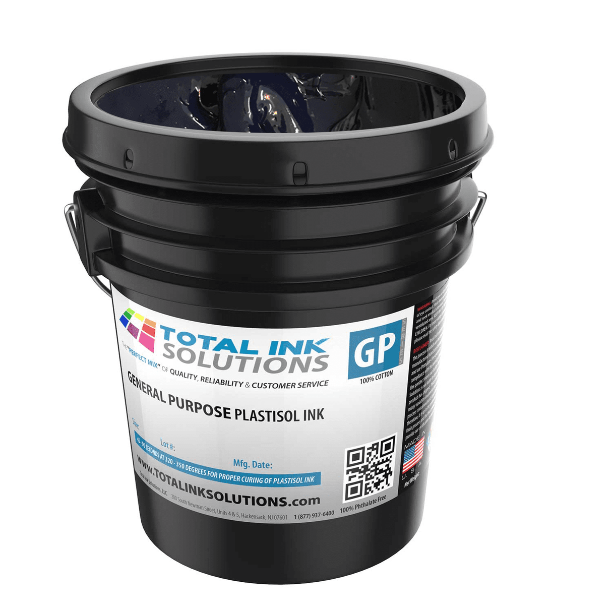 General Purpose Plastisol Ink Colors – 5 Gallon - 100% Cotton
