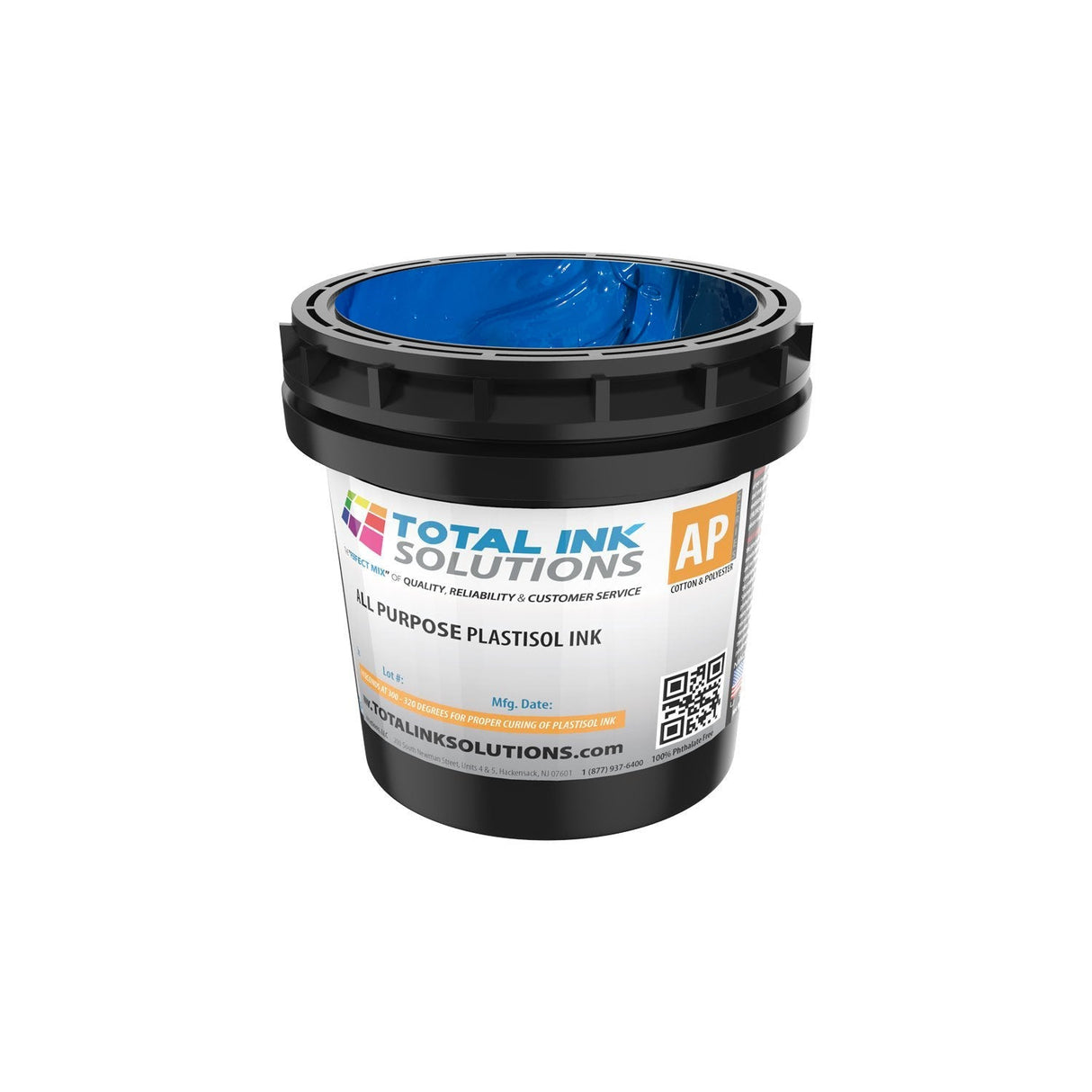 All Purpose Plastisol Ink – Colors – Quart – For Cotton, Polyester & Blends