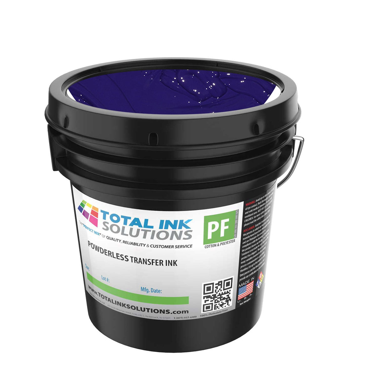 Powderless Plastisol Transfer Ink – Quart – Transfers on Cotton, Polyester