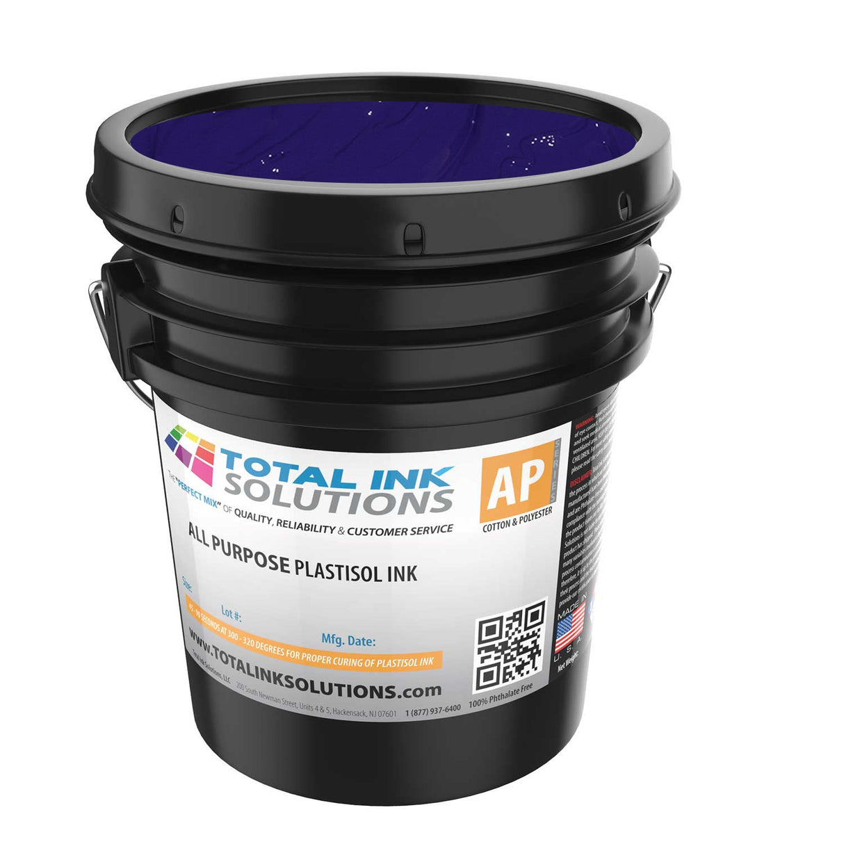 All Purpose Bleed Resistant Plastisol Ink – Pint – For Cotton & Poly Blends