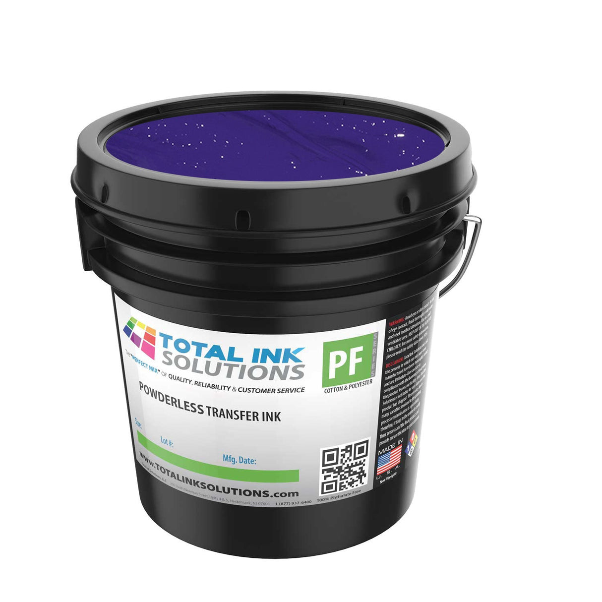 Powderless Plastisol Transfer Ink – Quart – Transfers on Cotton, Polyester