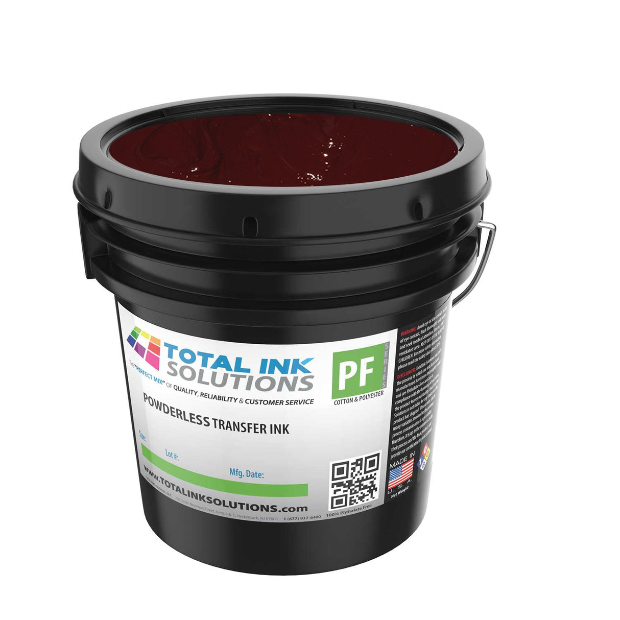 Powderless Plastisol Transfer Ink – Quart – Transfers on Cotton, Polyester