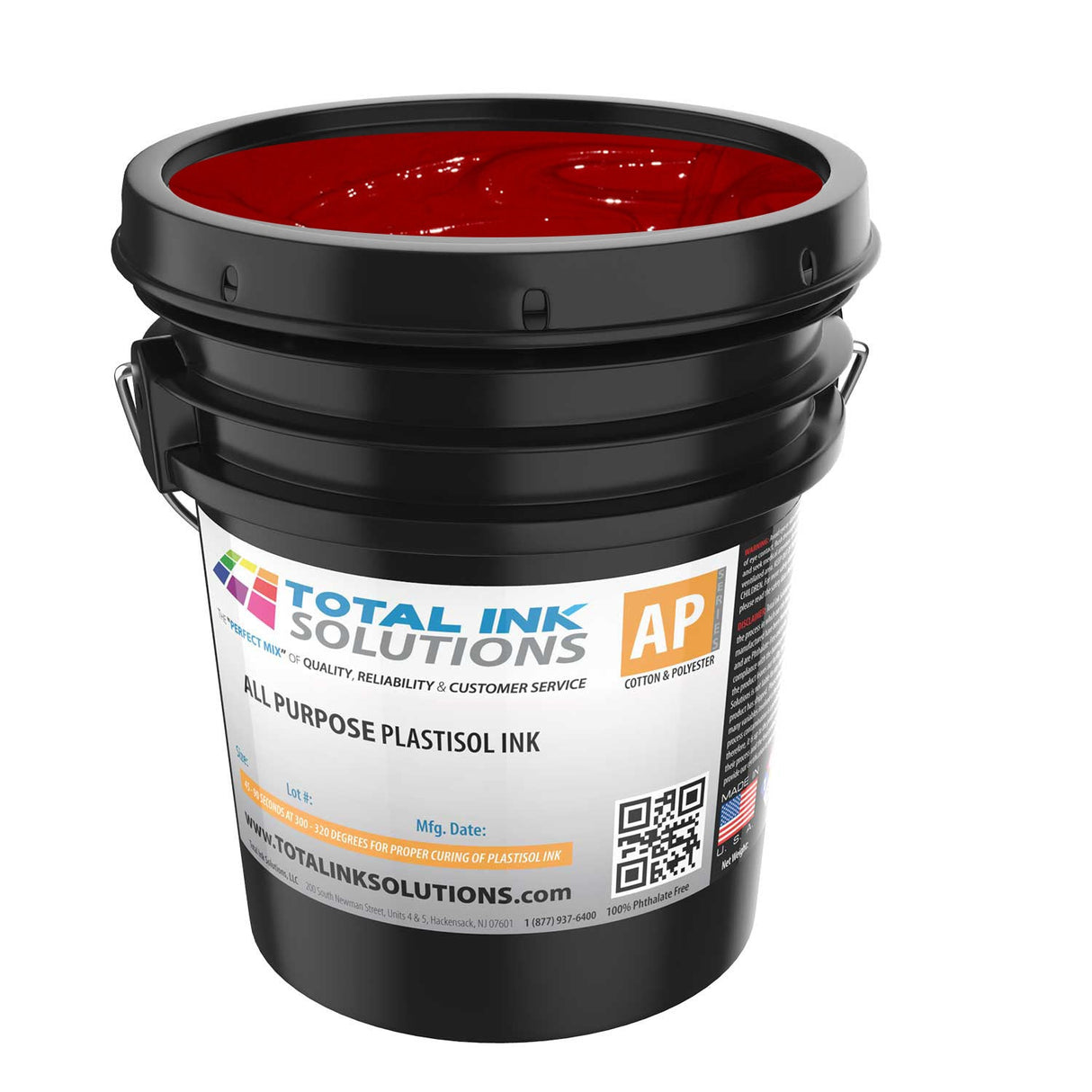 All Purpose Bleed Resistant Plastisol Ink – Pint – For Cotton & Poly Blends