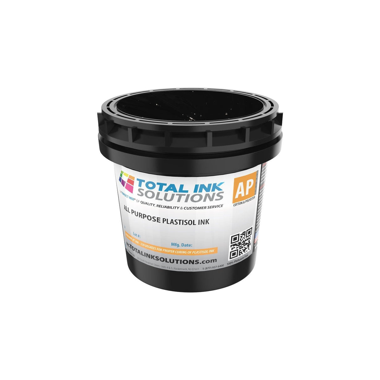 All Purpose Plastisol Ink – Colors – Quart – For Cotton, Polyester & Blends