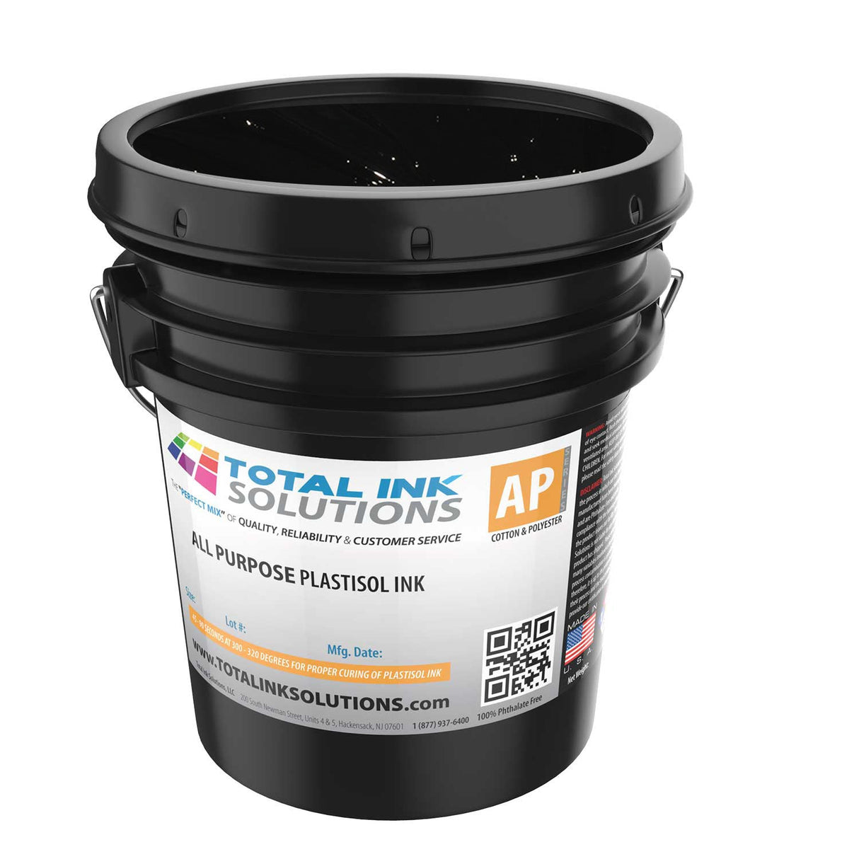 All Purpose Bleed Resistant Plastisol Ink – Pint – For Cotton & Poly Blends