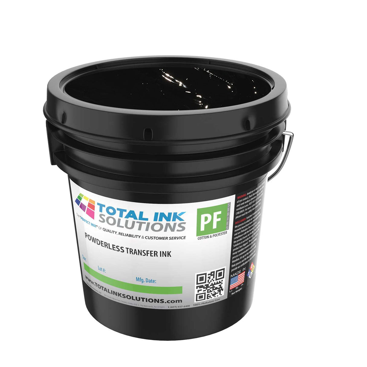 Powderless Plastisol Transfer Ink – Quart – Transfers on Cotton, Polyester
