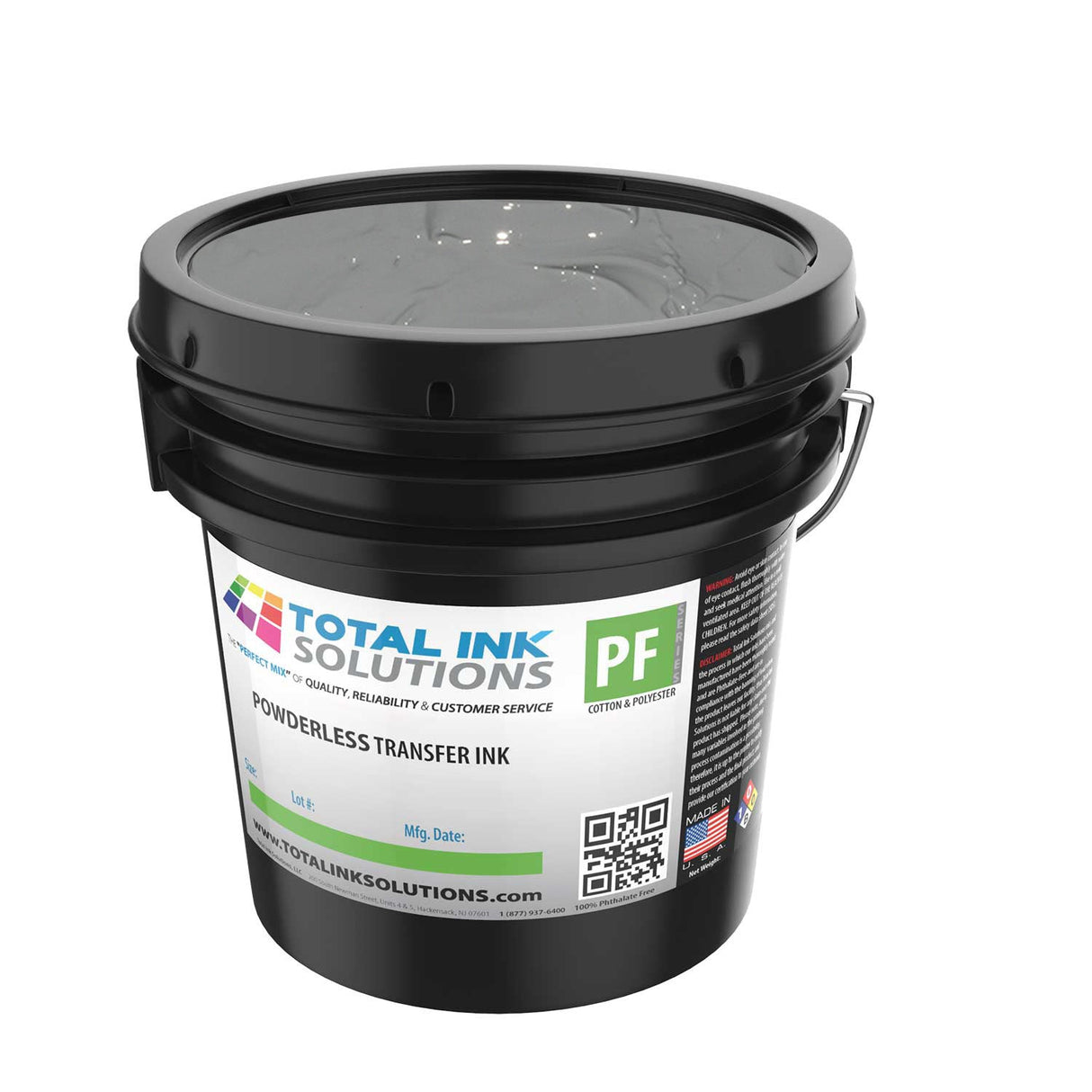 Powderless Plastisol Transfer Ink – Quart – Transfers on Cotton, Polyester