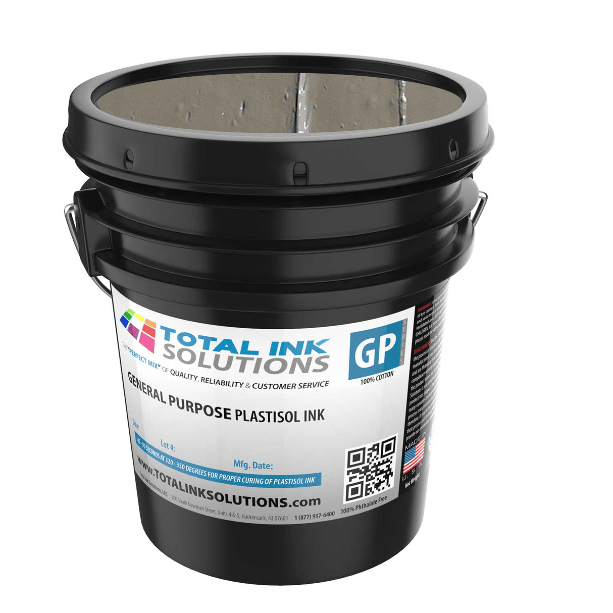 General Purpose Plastisol Ink Colors – 5 Gallon - 100% Cotton