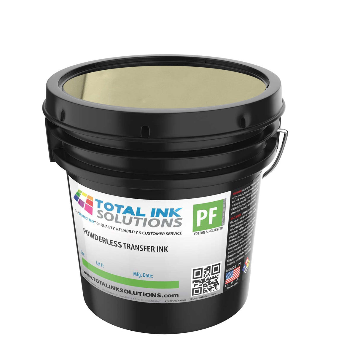 Powderless Plastisol Transfer Ink – Quart – Transfers on Cotton, Polyester
