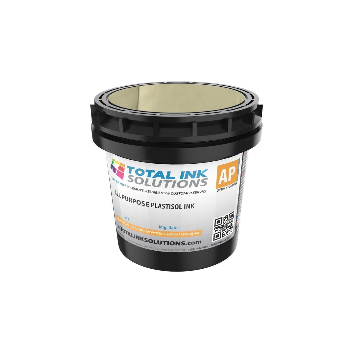All Purpose Plastisol Ink – Colors – Quart – For Cotton, Polyester & Blends