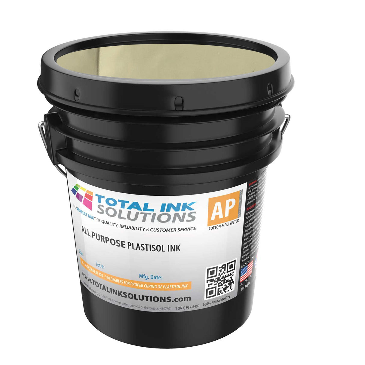 All Purpose Plastisol Ink – Colors – Gallon – For Cotton, Polyester & Blends