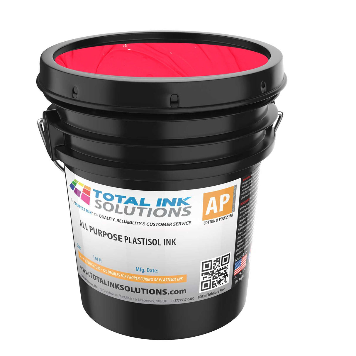 All Purpose Plastisol Ink – Colors – Gallon – For Cotton, Polyester & Blends