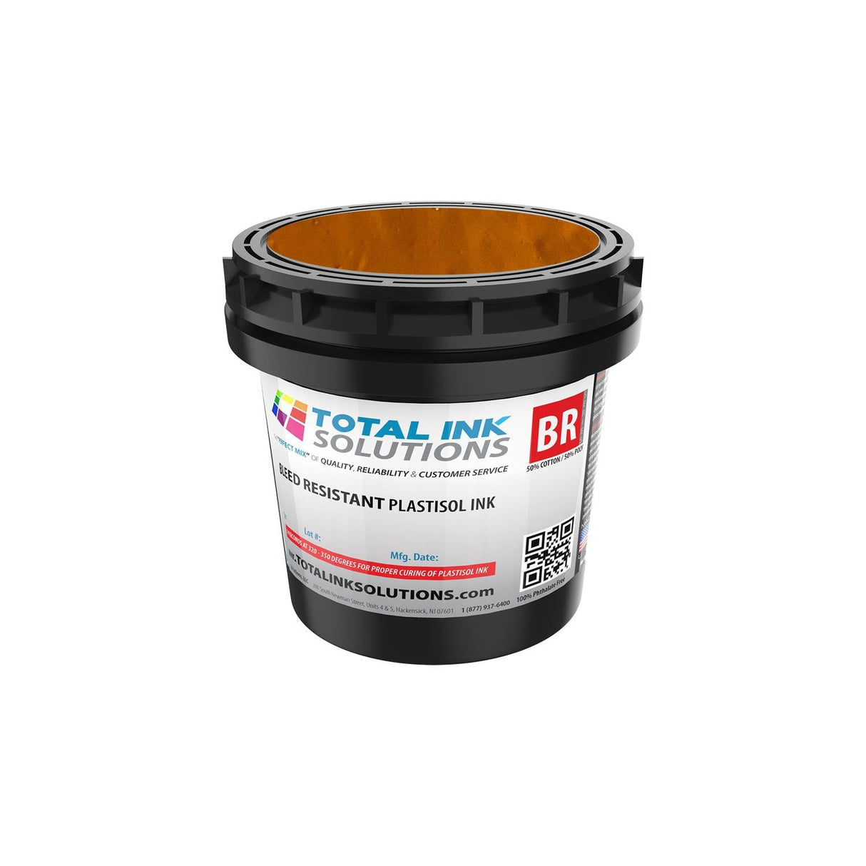 Bleed Resistant Plastisol Ink – Quart – For 50/50 Cotton/Poly Blends