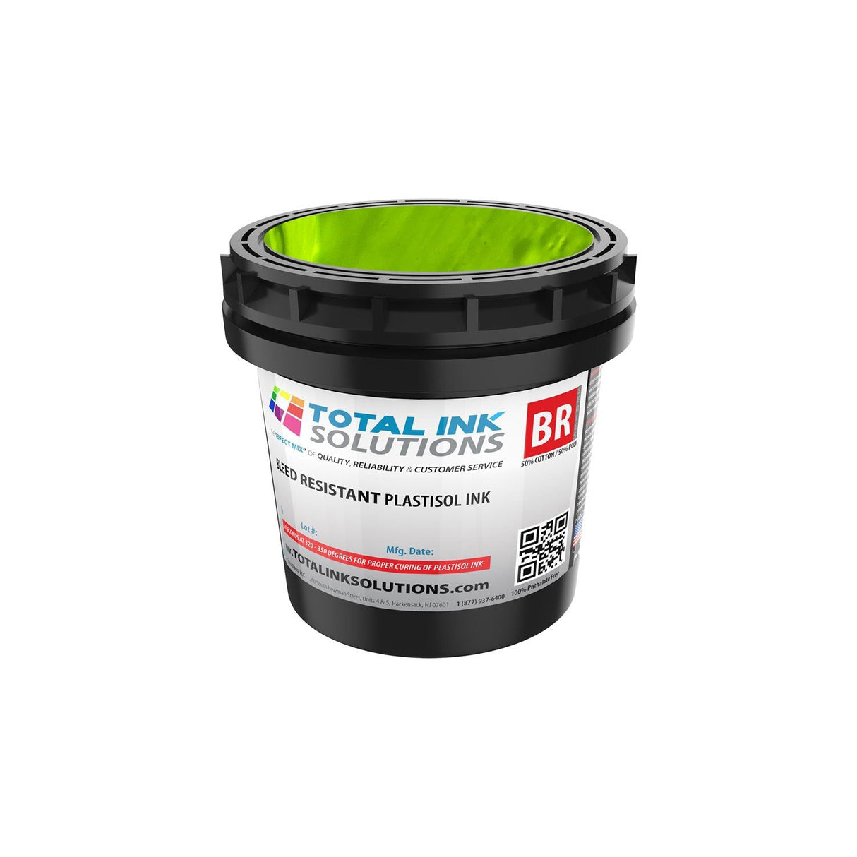 Bleed Resistant Plastisol Ink – Gallon – For 50/50 Cotton/Poly Blends