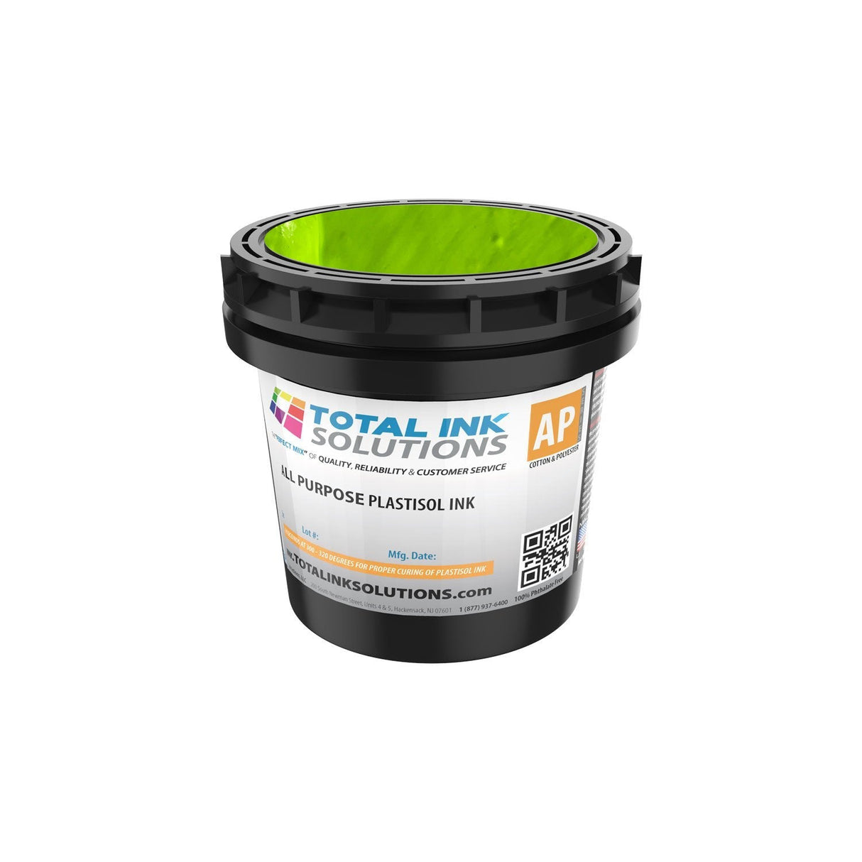 All Purpose Plastisol Ink – Colors – Quart – For Cotton, Polyester & Blends